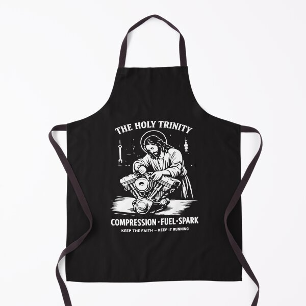 Item preview, The Holy Trinity Compression Fuel Spark Keep Faith Running Mechanic Humor designed and sold by kiralynstration.