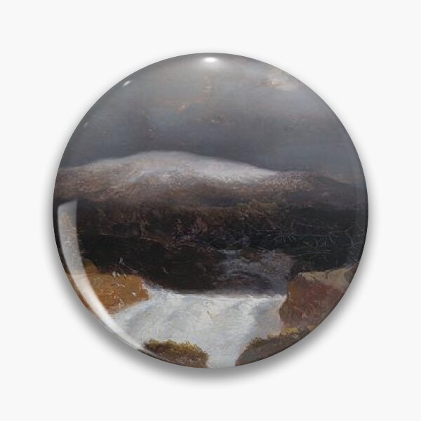 Item preview, Norwegian mountain landscape with a mountain stream designed and sold by SharonTheFirst.
