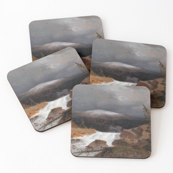 Item preview, Norwegian mountain landscape with a mountain stream designed and sold by SharonTheFirst.