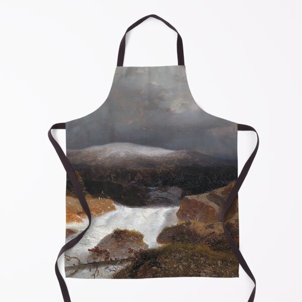 Item preview, Norwegian mountain landscape with a mountain stream designed and sold by SharonTheFirst.