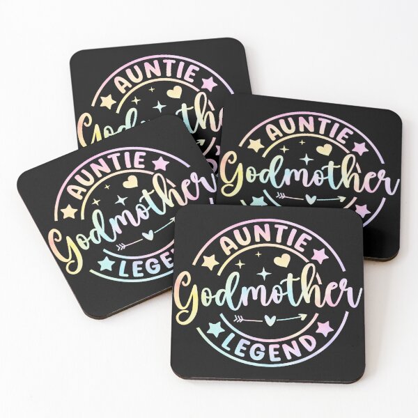 Item preview, Auntie Godmother Legend Retro Badge Design designed and sold by zamiokaline.