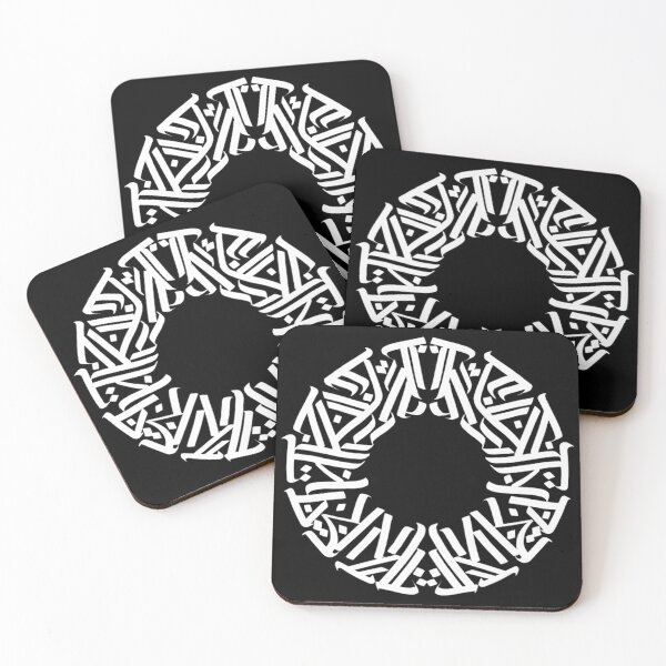 Item preview, Modern White Calligraphy Circle Art designed and sold by LeneWUArt.