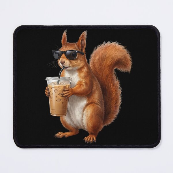 Item preview, Funny Squirrel Drinking Iced Coffee Meme Squirrel Lover designed and sold by TerryConnells.
