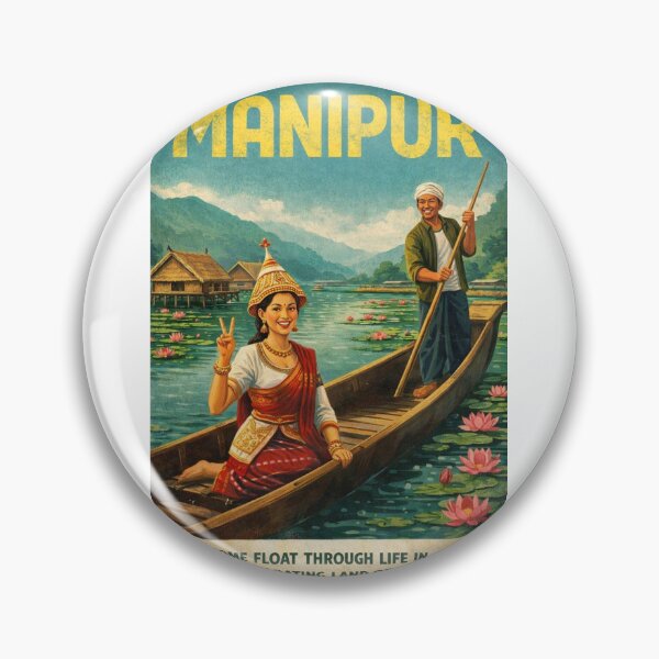 Item preview, Loktak Lake Floating Islands and Imphal Valley Culture in Manipur India designed and sold by Aryabek.