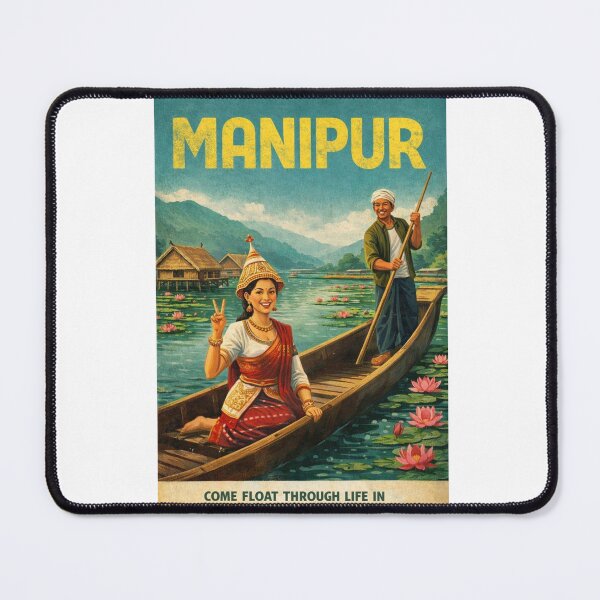 Item preview, Loktak Lake Floating Islands and Imphal Valley Culture in Manipur India designed and sold by Aryabek.