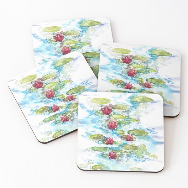 Item preview, Monet inspired watercolour designed and sold by ellarosebowen.