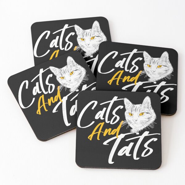Item preview, Cats and Tattoos Cat Lover Tattoo Style Design designed and sold by Modaozushi216.