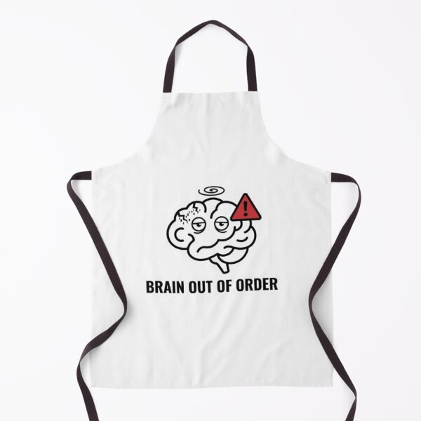Item preview, Brain Out Of Order Sticker – Funny Tech Humor – Minimal Brain Status Design designed and sold by Vegasstickers.
