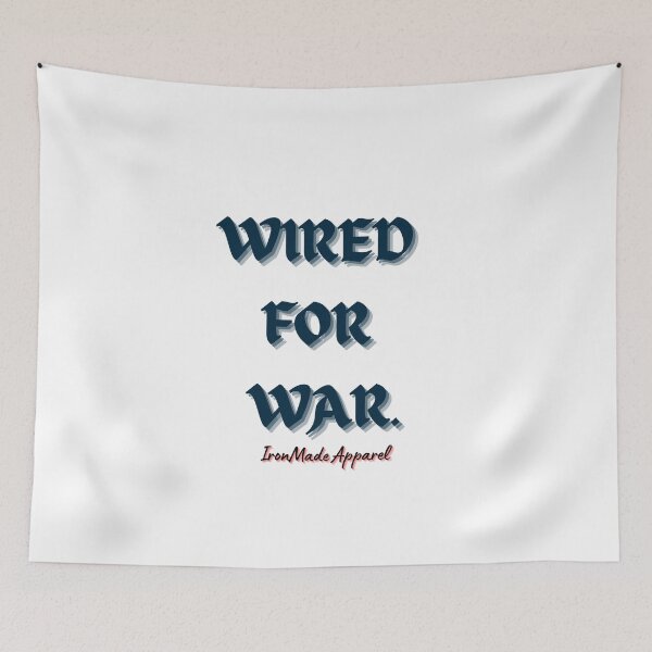 Item preview, Wired for War Electrician Shirt – Bold Electrician Humor Tee for Linemen, Electrical Workers & Tradesmen Pride designed and sold by IronMade Apparel.