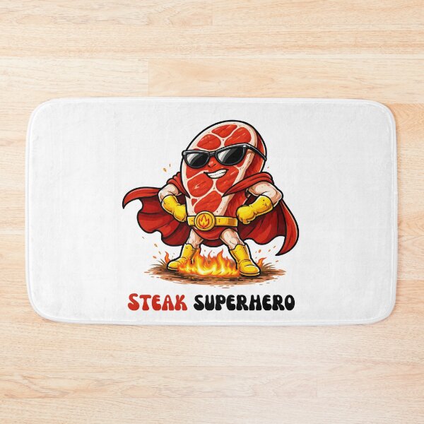 Item preview, Steak Superhero designed and sold by aipolohu.