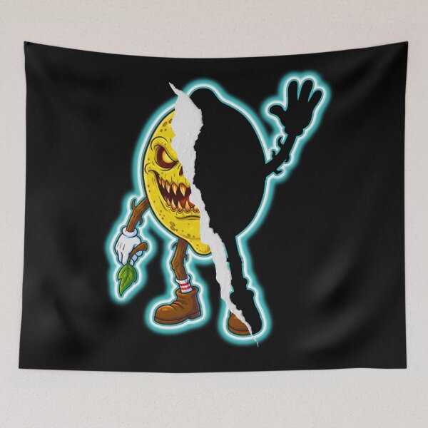 Item preview, Evil Lemon - Vintage Monster Pitaya Cartoon Style designed and sold by MBBialyPiksel.