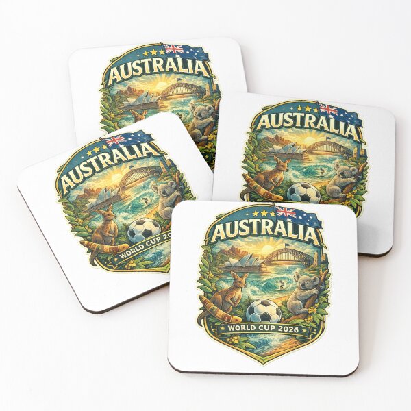 Item preview, Australia FIFA World Cup 2026 Sydney Opera House Outback Kangaroo Coast designed and sold by Aryabek.