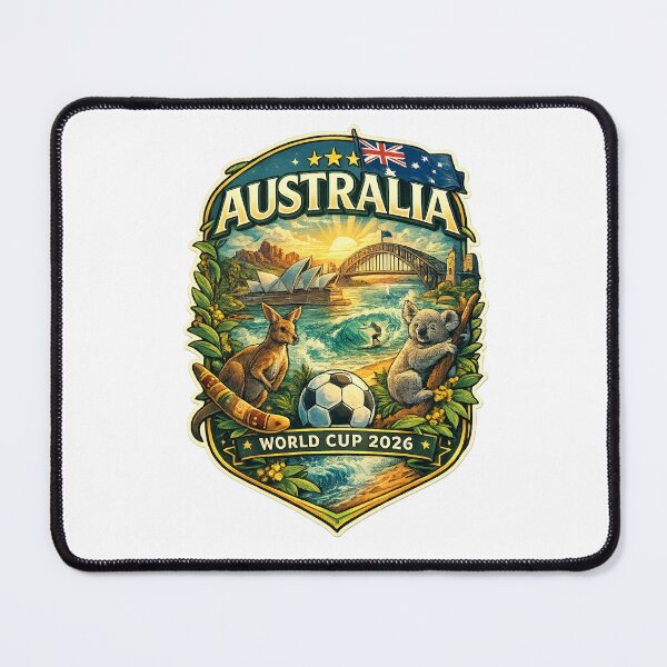 Item preview, Australia FIFA World Cup 2026 Sydney Opera House Outback Kangaroo Coast designed and sold by Aryabek.