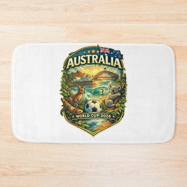 Item preview, Australia FIFA World Cup 2026 Sydney Opera House Outback Kangaroo Coast designed and sold by Aryabek.