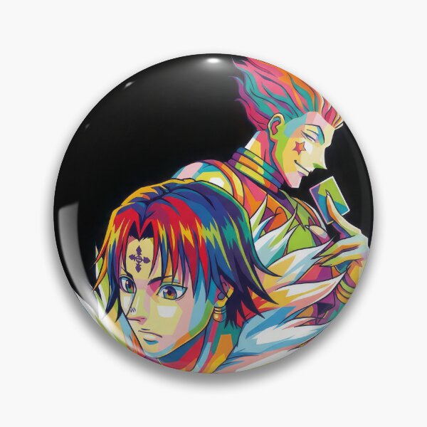 Item preview, Hisoka and Chrollo HxH Pop Art designed and sold by sandrahofer-art.
