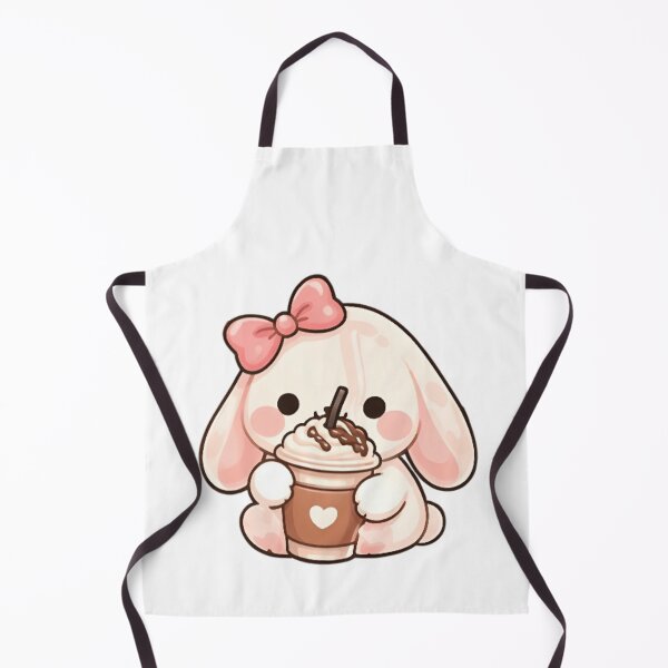 Item preview, Adorable Kawaii Bunny with Choco-Latte designed and sold by Trendora90.