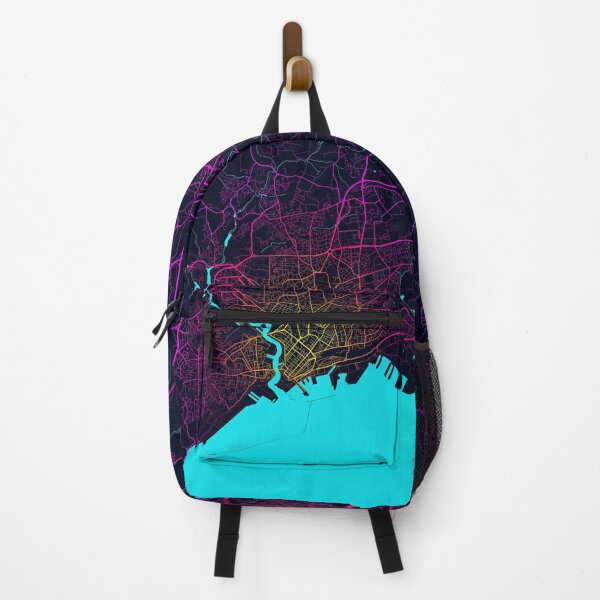 Item preview, Brest City Map of Brittany, France - Neon designed and sold by deMAP.