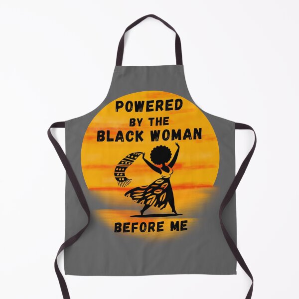 Item preview, Powered by the Black Woman Before Me – Black Woman Empowerment Afro Heritage Design designed and sold by Ladys-Gents.