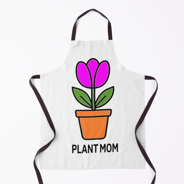 Item preview, Plant Mom - Retro Pink Tulip & Boho Flower Pot designed and sold by The Bold Line Studio.