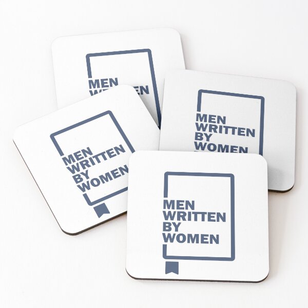 Item preview, Men Written By Women – Funny Feminist Book Lover Quote Typography Design designed and sold by artworkathome.