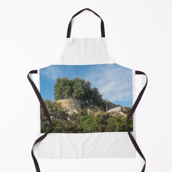 Item preview, Solitary Tree on Rocky Hill With Blue Sky Over Natural Shrubland and Cactus designed and sold by Nmallia.