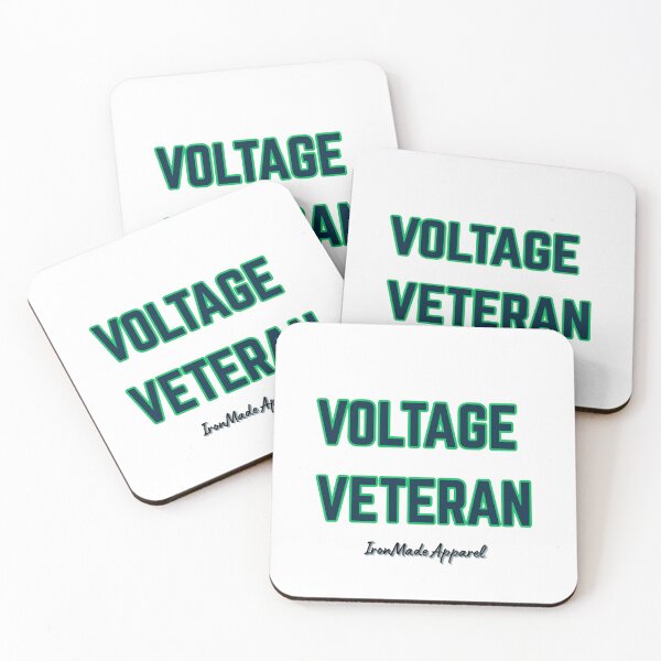 Item preview, Voltage Veteran Electrician T-Shirt – Funny Electrician Gift for Lineman, Electrical Worker, Journeyman Electrician Pride Shirt designed and sold by IronMade Apparel.