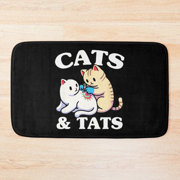 Item preview, Cats and Tats Cute Cat Tattoo Humor Design designed and sold by Modaozushi216.