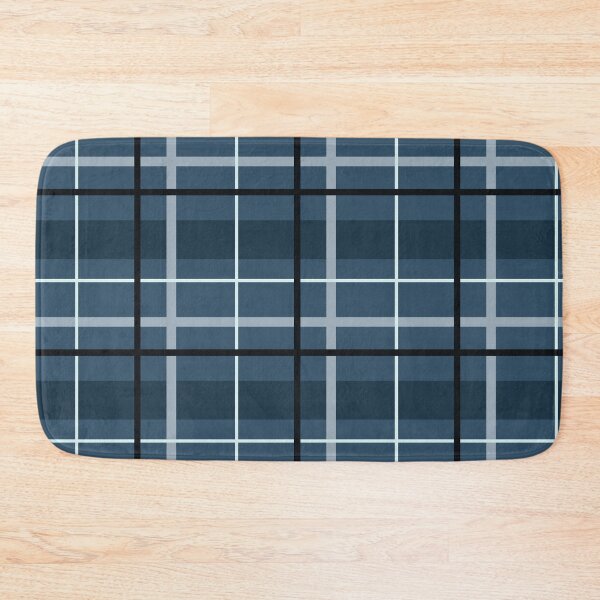 Item preview, Blue plaid seamless repeating pattern designed and sold by SeamlessDsign.