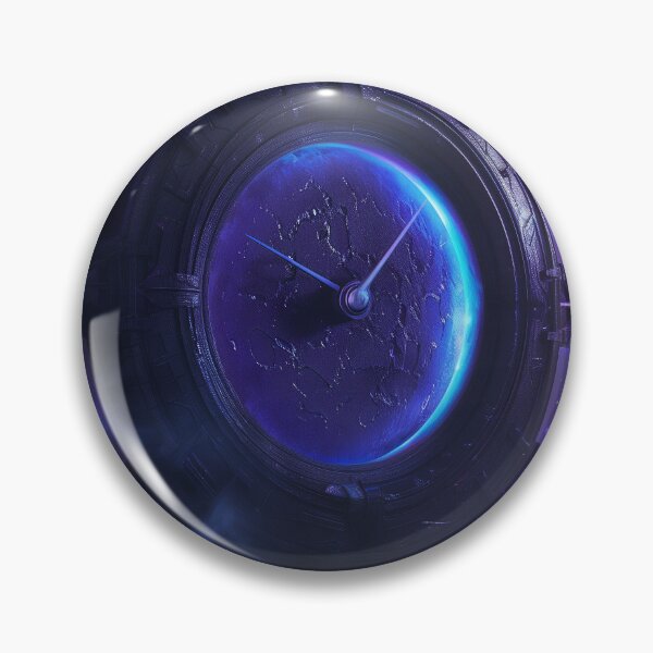 Item preview, Clock In Space- Cosmic Artwork designed and sold by QuantumDrift.