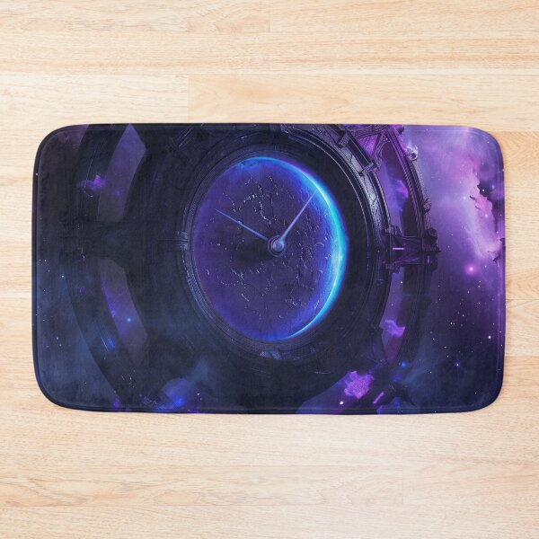 Item preview, Clock In Space- Cosmic Artwork designed and sold by QuantumDrift.