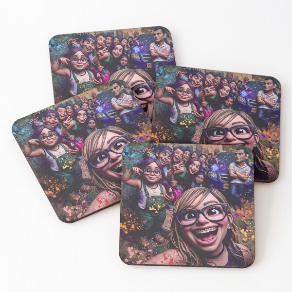 Item preview, Chaos Selfie: Friends, Colors & Crazy Smiles designed and sold by JuandiArt7.