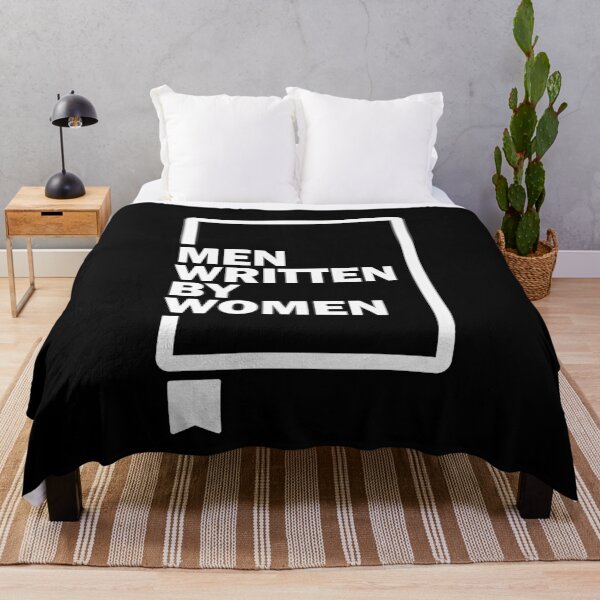 Item preview, Men Written By Women – Funny Feminist Book Lover Quote Typography Design designed and sold by artworkathome.