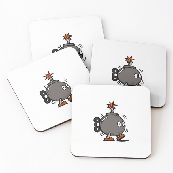 Item preview, Retro Walking Bomb Character Vintage Cartoon Style designed and sold by IgnorantArry.