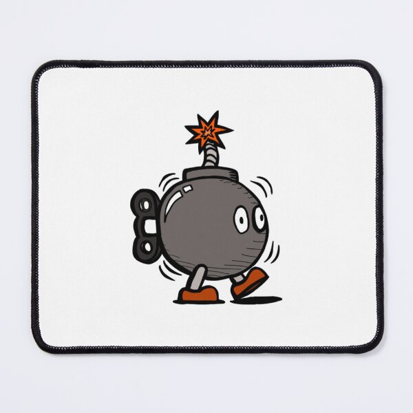 Item preview, Retro Walking Bomb Character Vintage Cartoon Style designed and sold by IgnorantArry.
