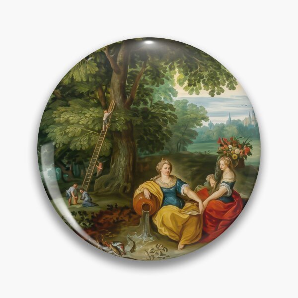 Item preview, Allegory of Earth and Water Jan Brueghel Art designed and sold by TheSoulOfArt.