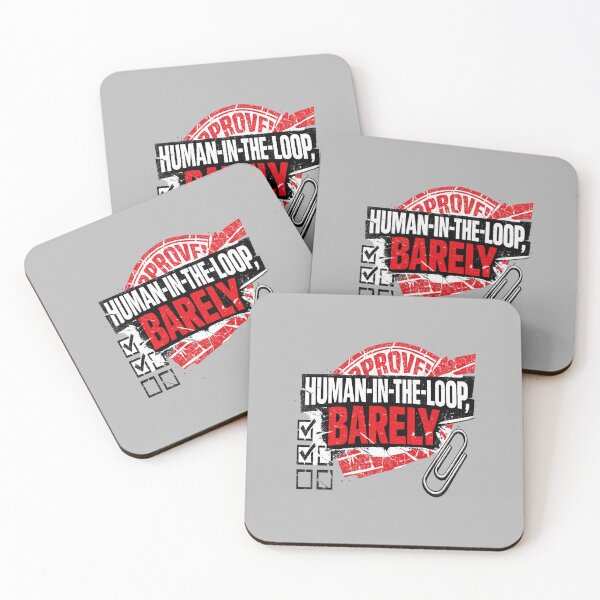 Item preview, Human-in-the-Loop, Barely Shirt | AI Office Humor Tech Tee designed and sold by POD DYNASTY.