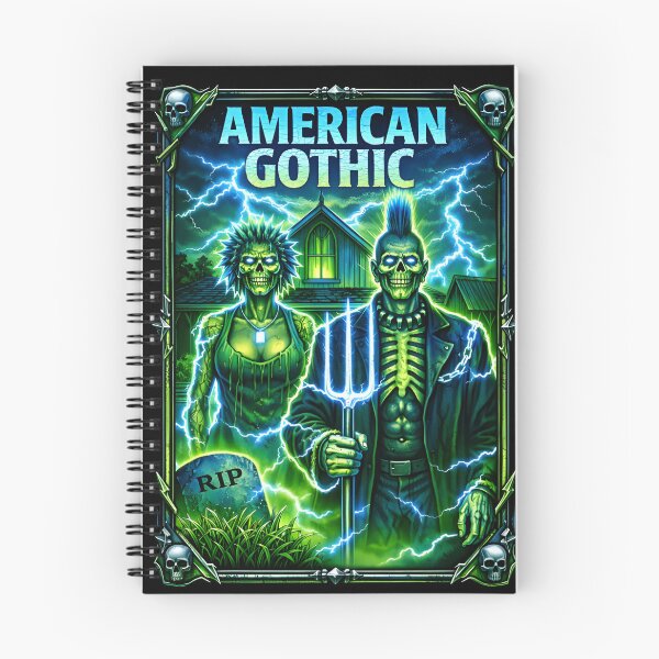 Item preview, American Gothic 80s Horror Homage designed and sold by dragonmotor7.