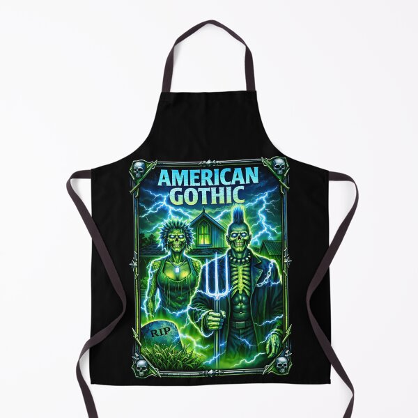 Item preview, American Gothic 80s Horror Homage designed and sold by Dragonmotor Media.