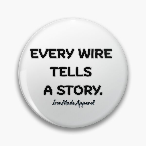 Item preview, Every Wire Tells a Story Electrician T-Shirt – Electrician Pride Tee for Linemen, Electrical Workers, and Trade Professionals designed and sold by IronMade Apparel.