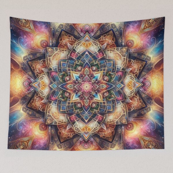Item preview, Mystic Cosmic Mandala – Celestial Harmony designed and sold by Dogandesighn.