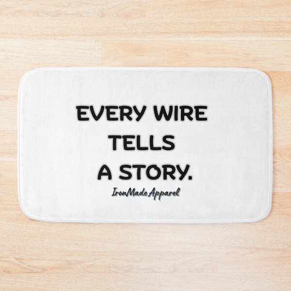 Item preview, Every Wire Tells a Story Electrician T-Shirt – Electrician Pride Tee for Linemen, Electrical Workers, and Trade Professionals designed and sold by IronMade Apparel.