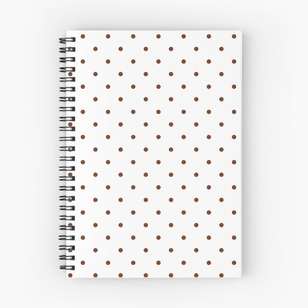 Item preview, Brown Small Polka Dots On White designed and sold by POLKAIWERX.