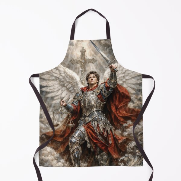 Item preview, Archangel Michael Fantasy Illustration designed and sold by AliceWhiteDF.