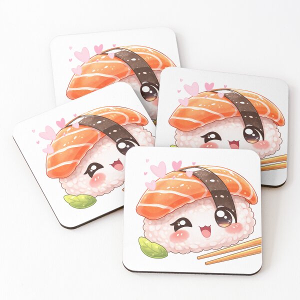 Item preview, Kawaii Sushi Cute Japanese Food Character. designed and sold by Lylysun.