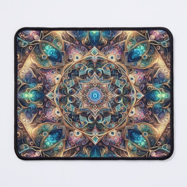 Item preview, Mystical Mandala – Vibrant Cosmic Symmetry designed and sold by Dogandesighn.