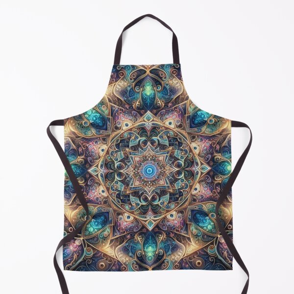 Item preview, Mystical Mandala – Vibrant Cosmic Symmetry designed and sold by Dogandesighn.