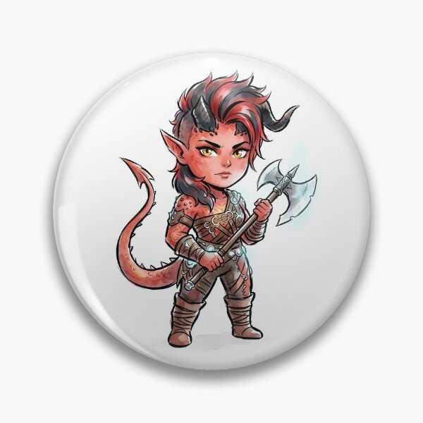 Item preview, Chibi Watercolor Karlach designed and sold by Nervas.