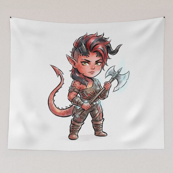 Item preview, Chibi Watercolor Karlach designed and sold by Nervas.