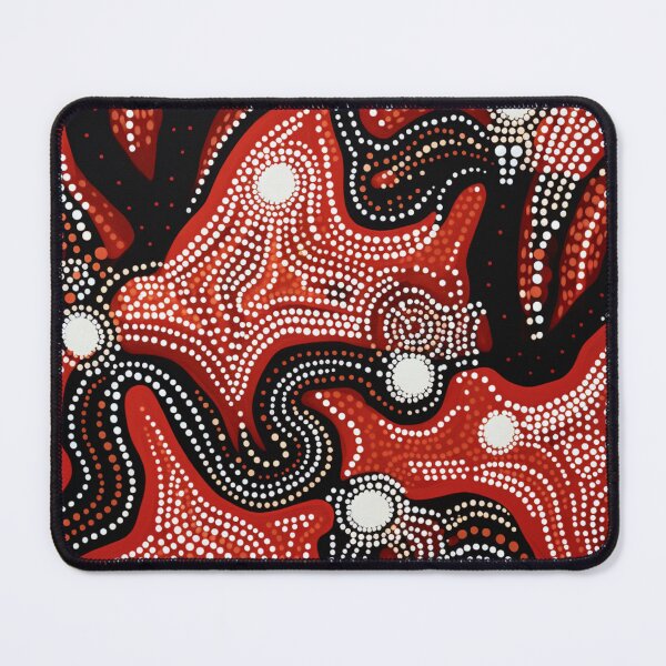 Item preview, Aboriginal Inspired Dot Art - Abstract Lava Pattern designed and sold by GrinGalore.