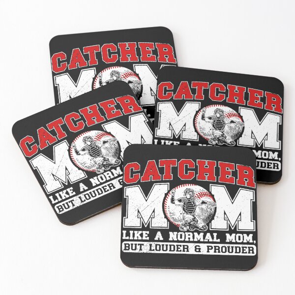 Artikelvorschau, Catcher Mom Louder And Prouder Baseball Mom Design entworfen und verkauft von zamiokaline.
